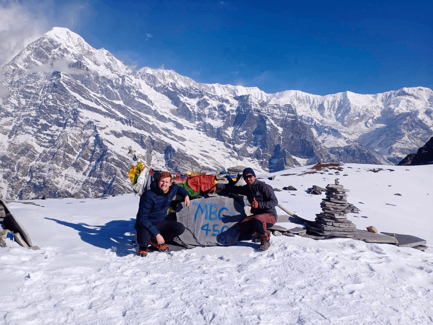 View of Machapuchare (Fishtail Mountain) from Mardi Himal Viewpoint
